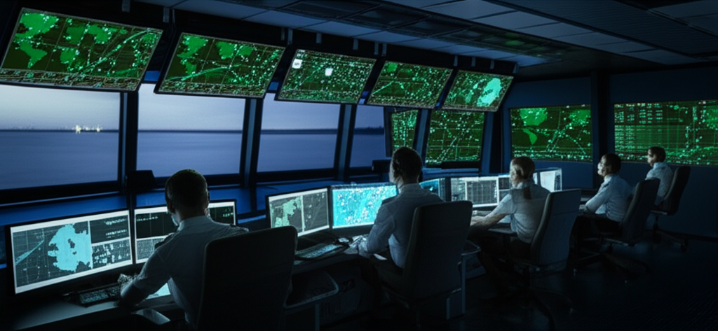 Gulf MarSys Maritime Command Center - Strategic port operations across Somaliland